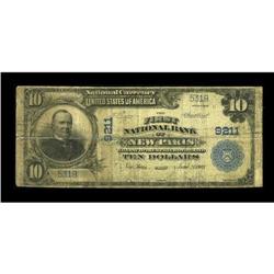 New Paris, OH - $10 1902 Plain Back Fr. 626 The First N 