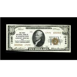 Washington C. H., OH - $10 1929 Ty. 2 The First NB Ch. 