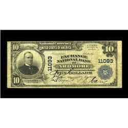 Ardmore, OK - $10 1902 Plain Back Fr. 632 Exchange NB C 