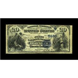 Blackwell, OK - $20 1882 Date Back Fr. 556 The First NB 