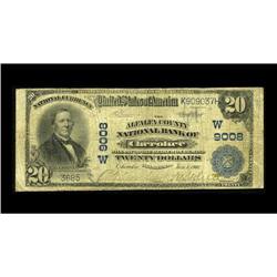 Cherokee, OK - $20 1902 Plain Back Fr. 652 The Alfalfa 