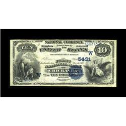 Chickasha, OK - $10 1882 Date Back Fr. 546 The First NB 