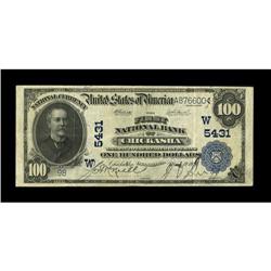 Chickasha, OK - $100 1902 Plain Back Fr. 705 The First 