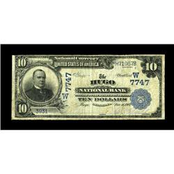 Hugo, OK - $10 1902 Date Back Fr. 618 The Hugo NB Ch. # 