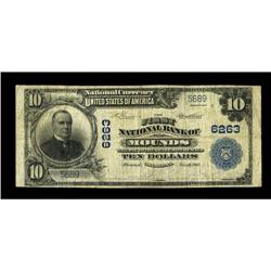 Mounds, OK - $10 1902 Plain Back Fr. 626 The First NB C 