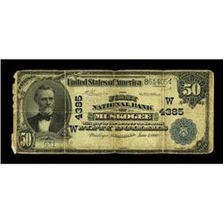 Muscogee, OK - $50 1902 Plain Back Fr. 678 The First NB 