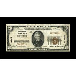 Nowata, OK - $20 1929 Ty. 1 The Commercial NB Ch. # 994 