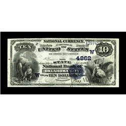 Oklahoma City, OK - $10 1882 Date Back Fr. 546 The Stat 