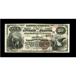 Oklahoma City, OK - $10 1882 Brown Back Fr. 492 The Ame 