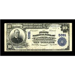 Pauls Valley, OK - $10 1902 Plain Back Fr. 632 The Firs 