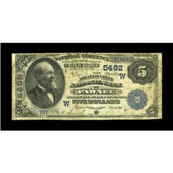 Pawnee, OK - $5 1882 Date Back Fr. 538 The Arkansas Val 
