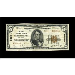 Rush Springs, OK - $5 1929 Ty. 2 The First NB Ch. # 833 