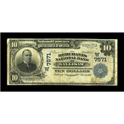 Sallisaw, OK - $10 1902 Date Back Fr. 618 The Merchants 