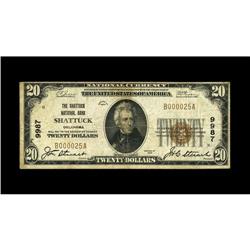 Shattuck, OK - $20 1929 Ty. 1 The Shattuck NB Ch. # 998 