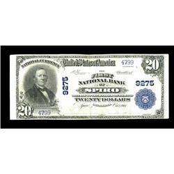 Spiro, OK - $20 1902 Plain Back Fr. 653 The First NB Ch 