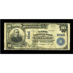 Sulphur, OK - $10 1902 Plain Back Fr. 626 Park NB Ch. # 