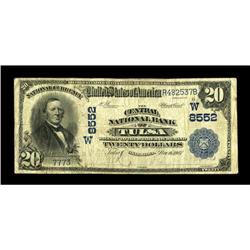 Tulsa, OK - $20 1902 Plain Back Fr. 652 The Central NB 