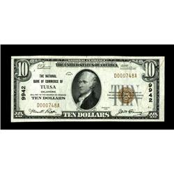 Tulsa, OK - $10 1929 Ty. 1 The NB of Commerce Ch. # 994 