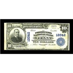 Tulsa, OK - $10 1902 Plain Back Fr. 634 The Producers N 