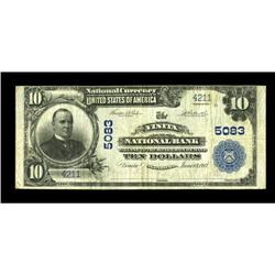 Vinita, OK - $10 1902 Plain Back Fr. 632 The Vinita NB 