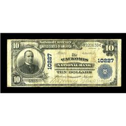 Waukomis, OK - $10 1902 Plain Back Fr. 628 The Waukomis 