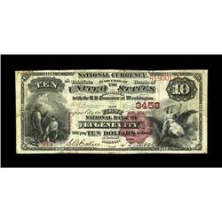 Eugene City, OR - $10 1882 Brown Back Fr. 482 The First 