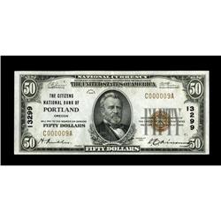Portland, OR - $50 1929 Ty. 1 The Citizens NB Ch. # 132 