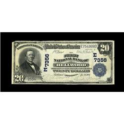 Bellwood, PA - $20 1902 Plain Back Fr. 650 The First NB 