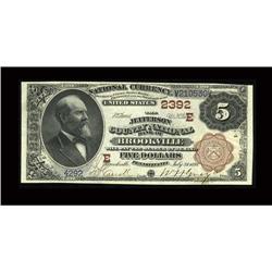 Brookville, PA - $5 1882 Brown Back Fr. 477 The Jeffers 