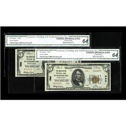 Harrisburg, PA - $5 1929 Ty. 2 The Harrisburg NB Ch. # 