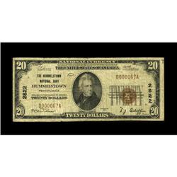 Hummelstown, PA - $20 1929 Ty. 1 The Hummelstown NB Ch. 