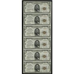 Mahanoy City, PA - $5 1929 Ty. 2 The First NB Ch. # 567 