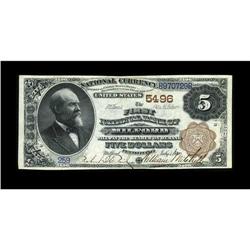 Milford, PA - $5 1882 Brown Back Fr. 477 The First NB C 