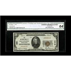 Pottstown, PA - $20 1929 Ty. 1 The NB of Pottstown Ch. 