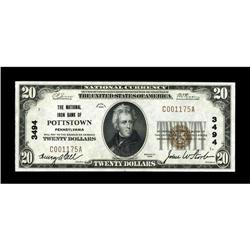 Pottstown, PA - $20 1929 Ty. 1 The National Iron Bank C 