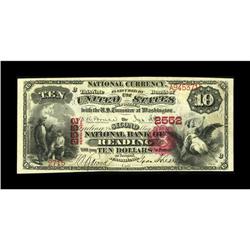 Reading, PA - $10 1875 Fr. 420 The Second NB Ch. # 2552 