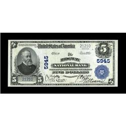 Ridgway, PA - $5 1902 Plain Back Fr. 608 The Ridgway NB 