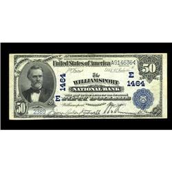 Williamsport, PA - $50 1902 Date Back Fr. 667 The Willi 