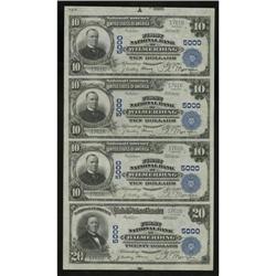 Wilmerding, PA - $10-$10-$10-$20 1902 Plain Back Fr. 63 