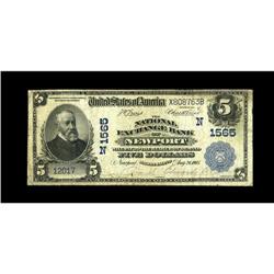 Newport, RI - $5 1902 Plain Back Fr. 599 The National E 