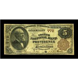 Providence, RI - $5 1882 Brown Back Fr. 467 The Fourth 