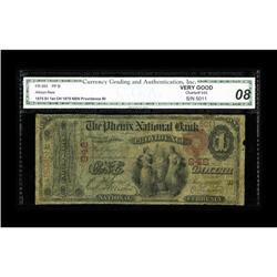 Providence, RI - $1 1875 Fr. 383 The Phenix NB Ch. # 94 