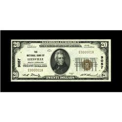 Leesville, SC - $20 1929 Ty. 1 The NB of Leesville Ch. 