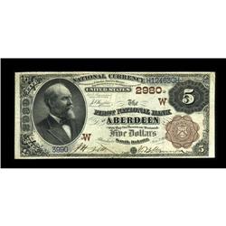 Aberdeen, SD - $5 1882 Brown Back Fr. 471 The First NB 