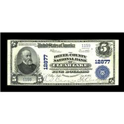 Clear Lake, SD - $5 1902 Plain Back Fr. 609 The Deuel C 