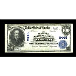 Yankton, SD - $100 1902 Plain Back Fr. 700 The Dakota N 