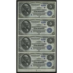 Jackson, TN - $5-$5-$5-$5 1882 Date Back Fr. 534 The Fi 