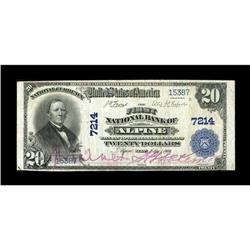 Alpine, TX - $20 1902 Plain Back Fr. 650 The First NB C 
