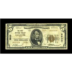 Ballinger, TX - $5 1929 Ty. 2 The First NB Ch. # 3533Th 