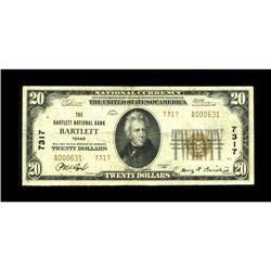 Bartlett, TX - $20 1929 Ty. 2 The Bartlett NB Ch. # 731 